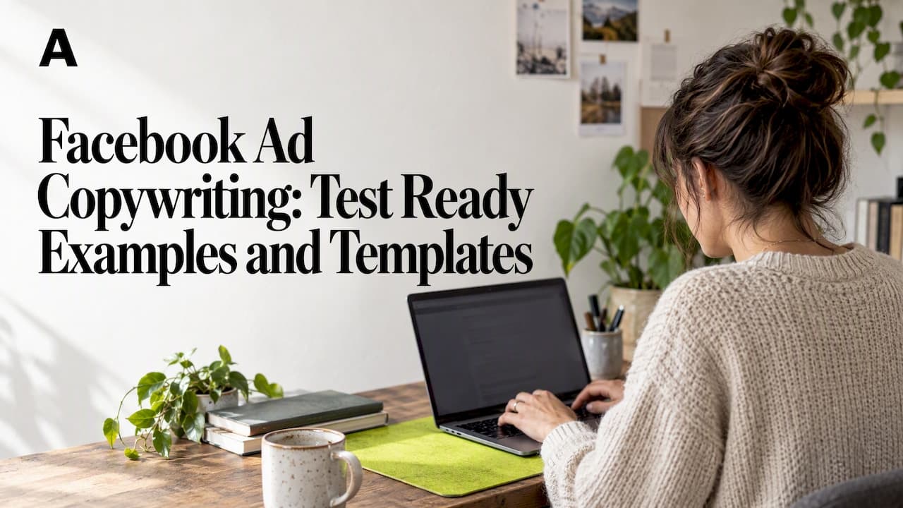 Facebook Ad Copywriting: Test Ready Examples and Templates
