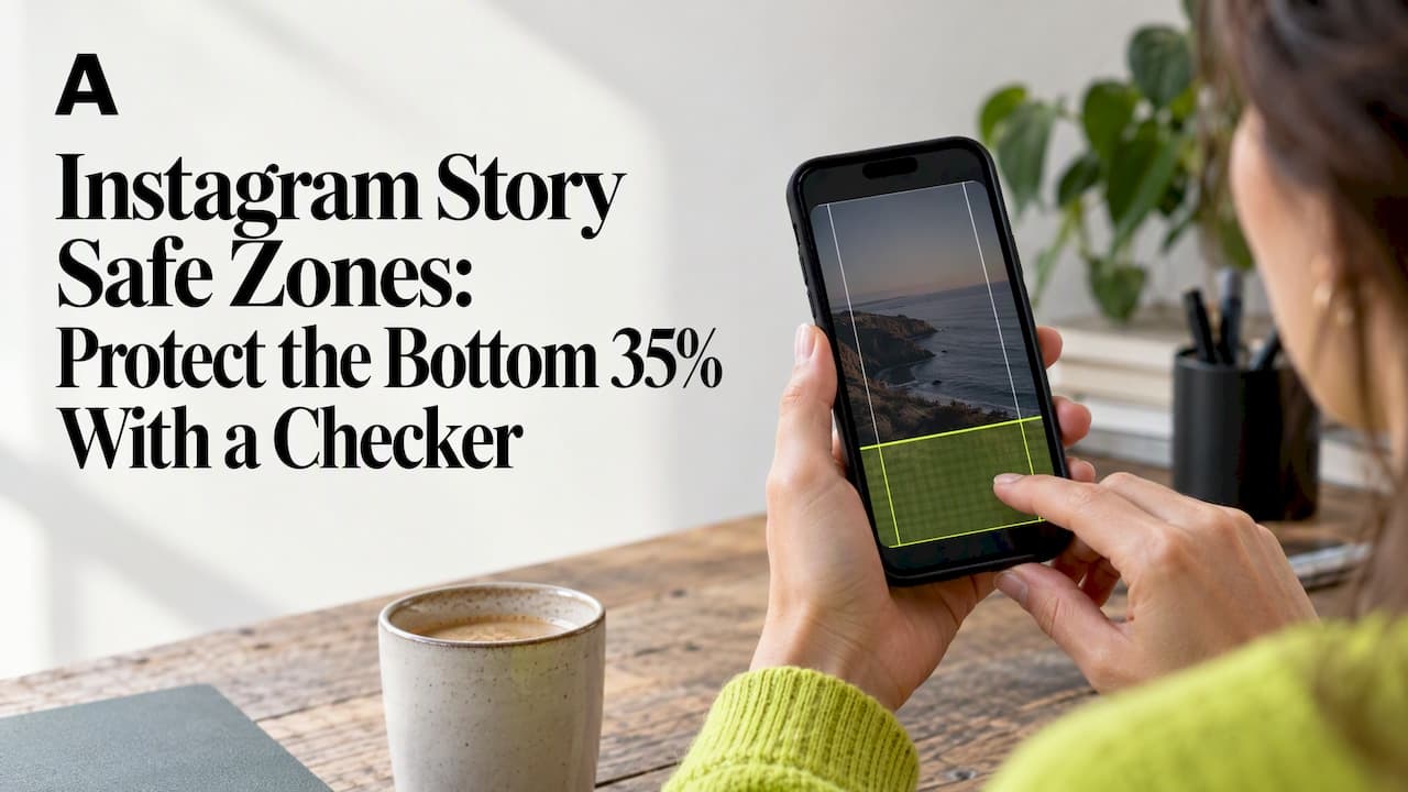 Instagram Story Safe Zones: Protect the Bottom 35% With a Checker